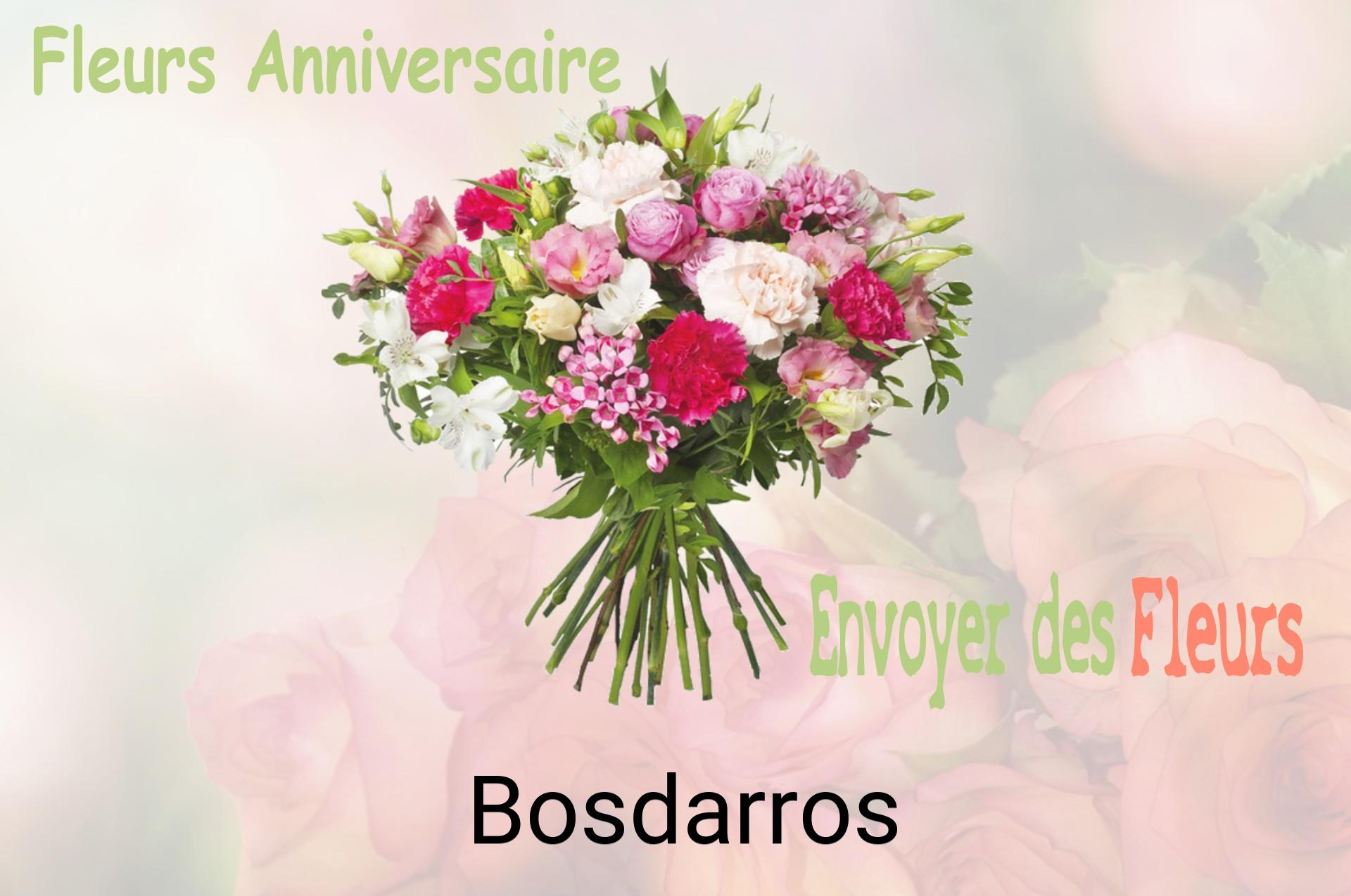 Bouquet de fleurs d’anniversaire livré à Bosdarros