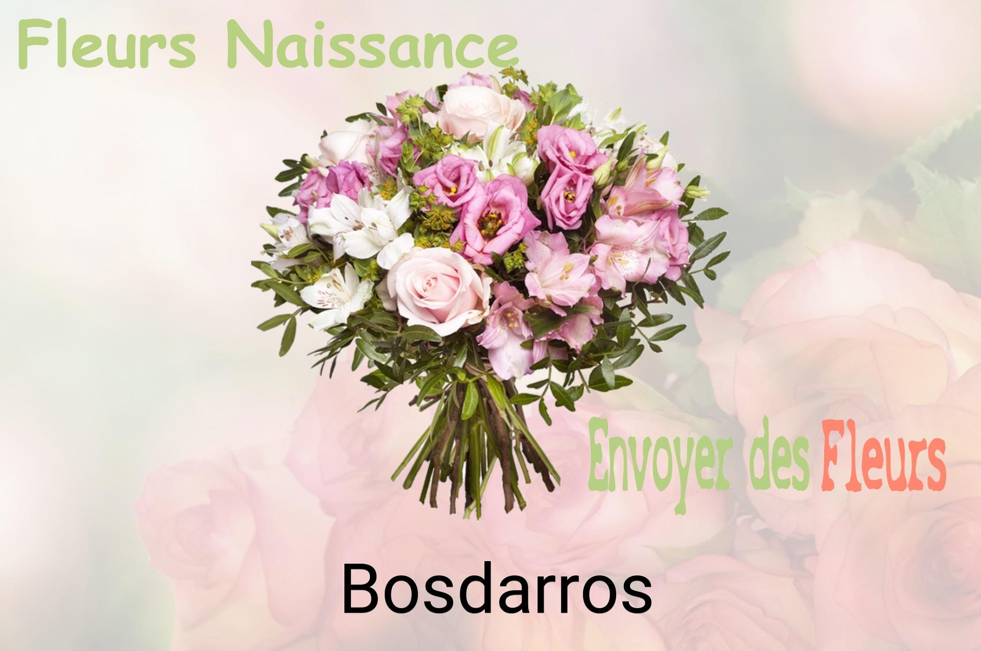 Bouquet de fleurs de naissance livré à Bosdarros